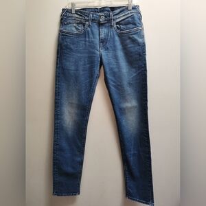 Pepe Jeans Blue size 31/32 waist 16.5" rise 9.5" inseam 32"